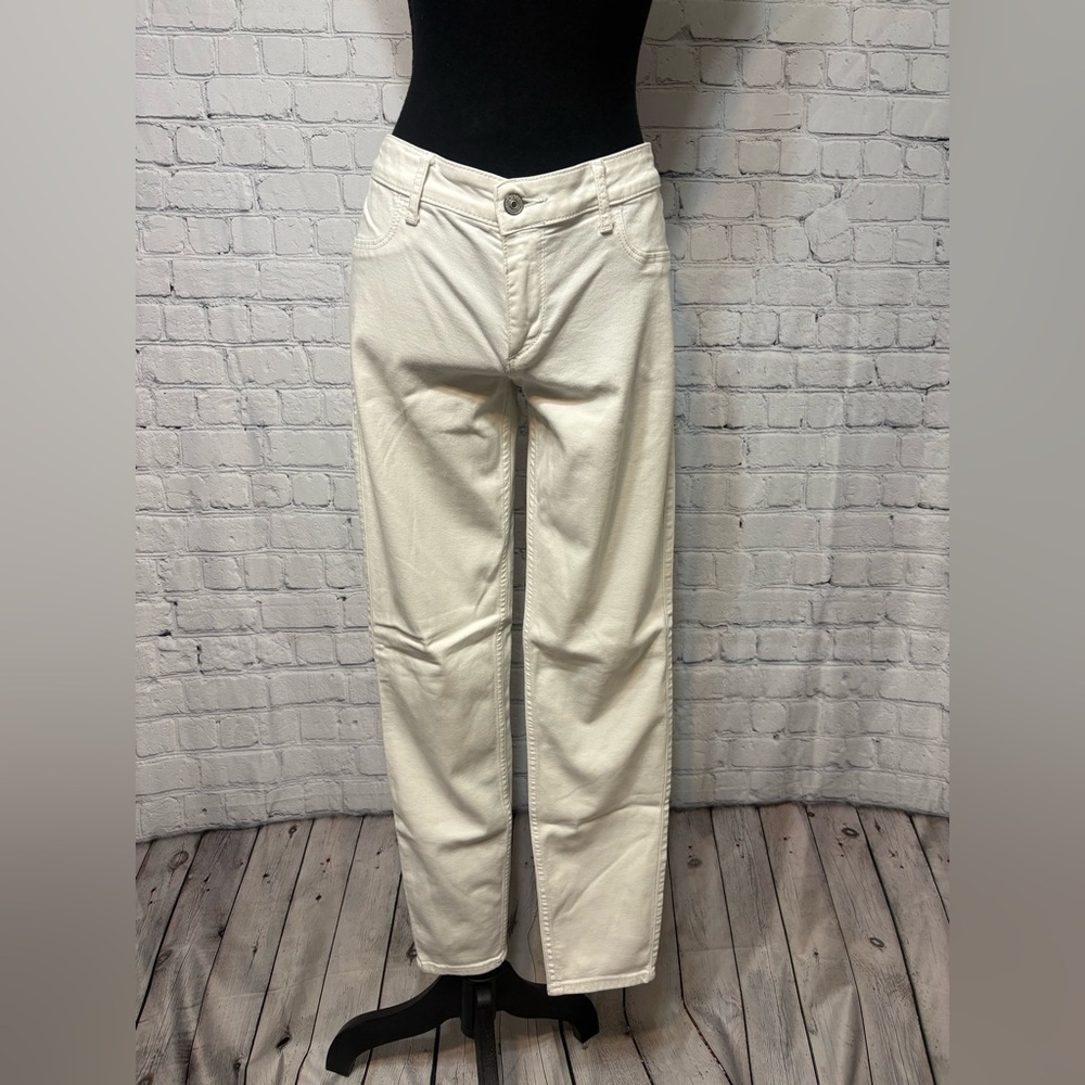 Abercrombie & Fitch Off-White Skinny Jeans